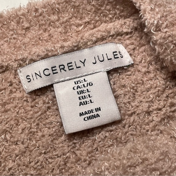 Super Soft Pink Heather Sweater Size L - Picture 7 of 10